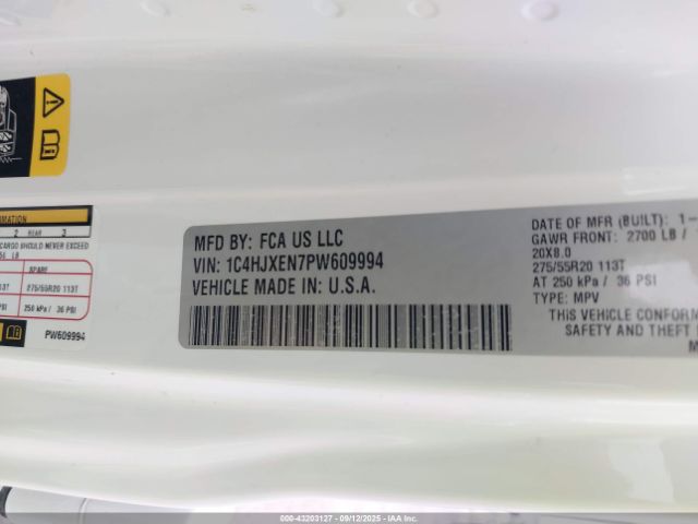 2023 JEEP WRANGLER 1C4HJXEN7PW609994 Photo 8