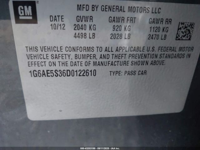 2013 CADILLAC ATS 1G6AE5S36D0122610 Photo 8