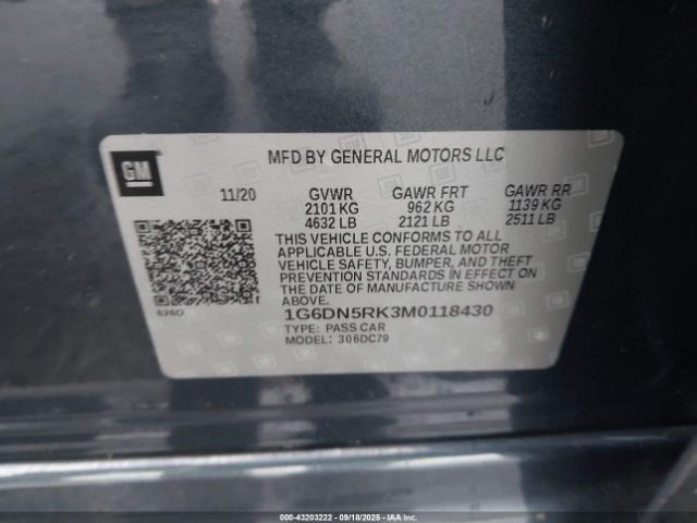 2021 CADILLAC CT5 1G6DN5RK3M0118430 Photo 8