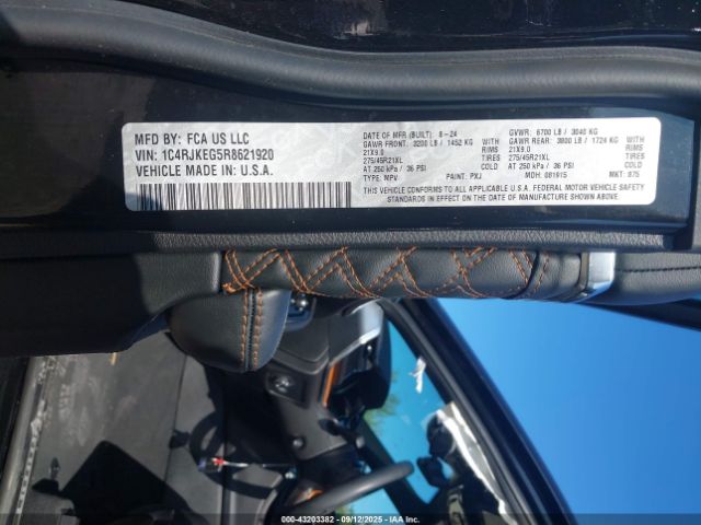 2024 JEEP GRAND CHEROKEE L 1C4RJKEG5R8621920 Photo 8