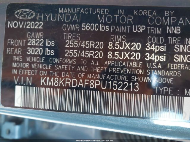 2023 HYUNDAI IONIQ 5 KM8KRDAF8PU152213 Photo 8