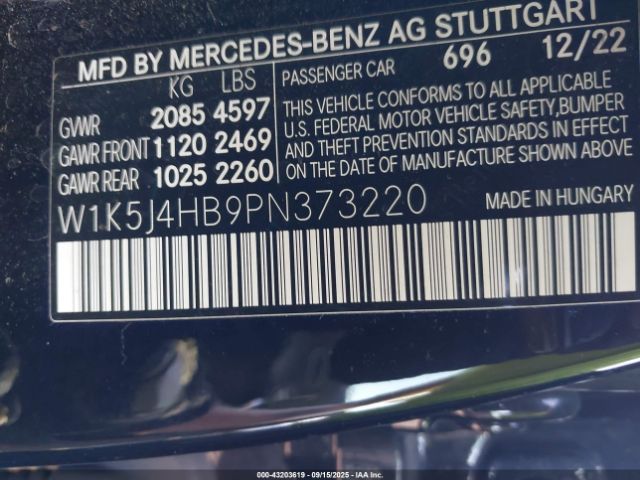 2023 MERCEDES-BENZ CLA 250 COUPE W1K5J4HB9PN373220 Photo 8