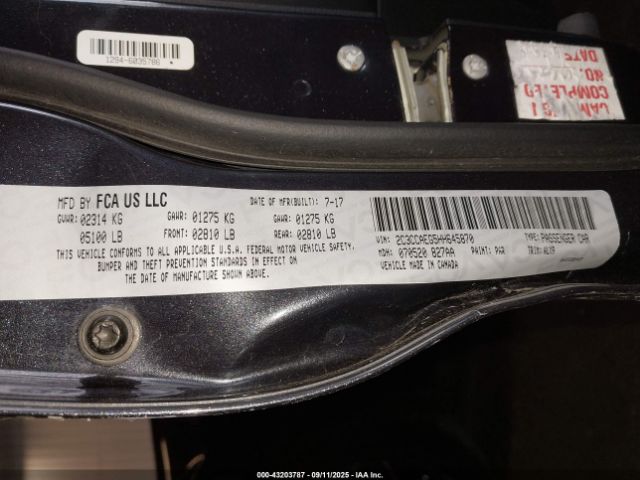 2017 CHRYSLER 300C 2C3CCAEG5HH645870 Photo 8