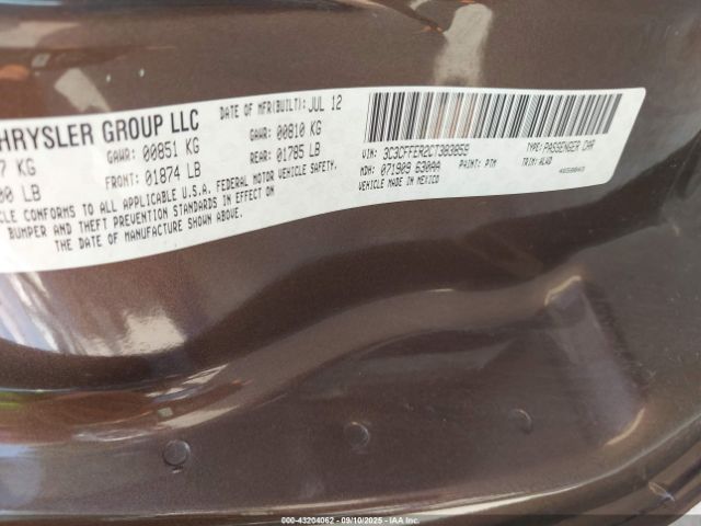 2012 FIAT 500C 3C3CFFER2CT383859 Photo 8