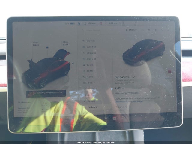 2023 TESLA MODEL Y 7SAYGDEE6PF685906 Photo 6