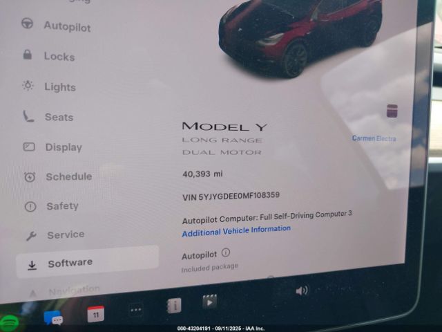 2021 TESLA MODEL Y 5YJYGDEE0MF108359 Photo 6