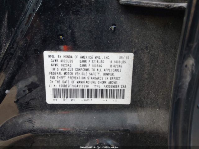 2016 ACURA ILX 19UDE2F70GA019298 Photo 8