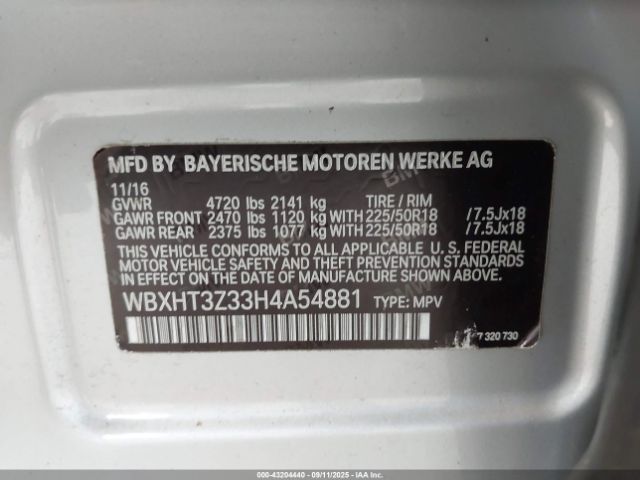 2017 BMW X1 WBXHT3Z33H4A54881 Photo 8