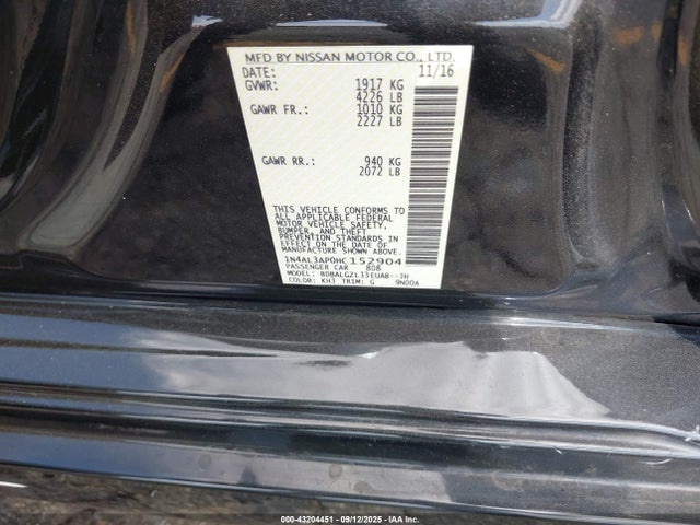 1N4AL3AP0HC152904 Nissan 2017