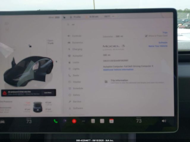 2025 TESLA MODEL 3 5YJ3E1EA4SF062561 Photo 6