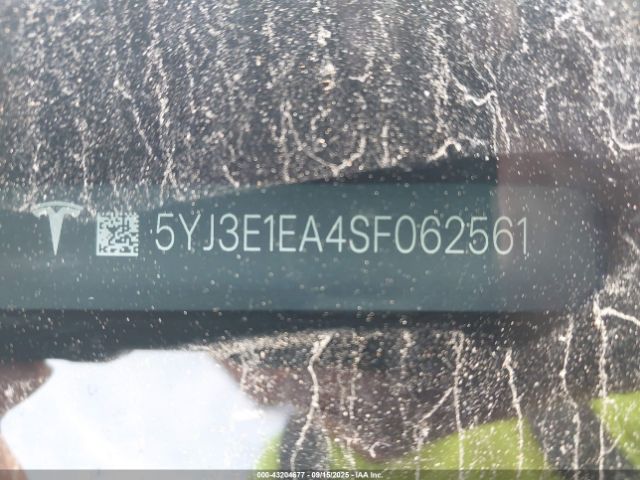 2025 TESLA MODEL 3 5YJ3E1EA4SF062561 Photo 8