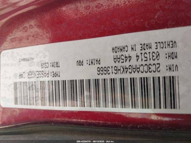 2019 CHRYSLER 300 2C3CCAAG4KH613666 Photo 8