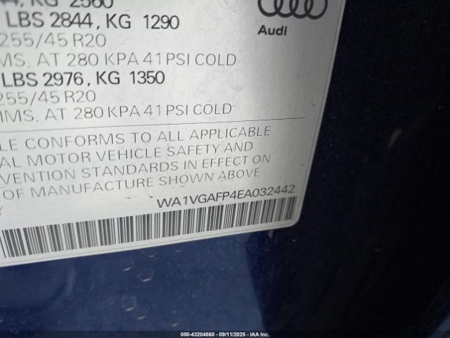 2014 AUDI SQ5 WA1VGAFP4EA032442 Photo 8