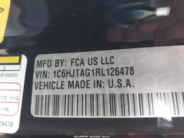 Jeep 2024 2024 1C6HJTAG1RL126478 Image 9
