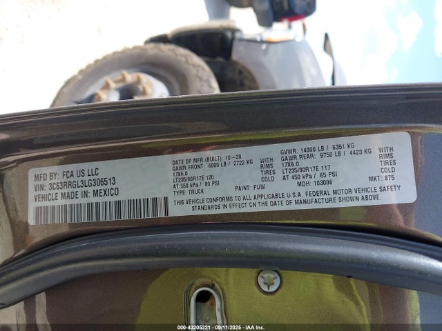 RAM 3500 2020 3C63RRGL3LG306513 Image 8