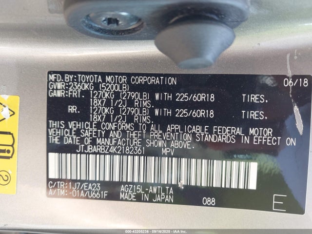 JTJBARBZ4K2182361 Lexus 8ar-fts