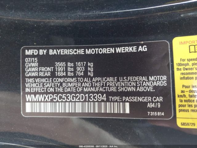 2016 MINI HARDTOP WMWXP5C53G2D13394 Photo 8