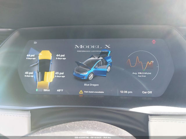 2019 TESLA MODEL X 5YJXCBE49KF192259 Photo 6