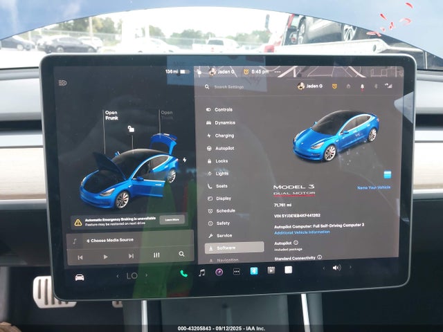 2019 TESLA MODEL 3 5YJ3E1EB4KF441262 Photo 6