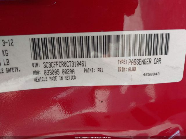 2012 FIAT 500 3C3CFFAR7CT310461 Photo 8