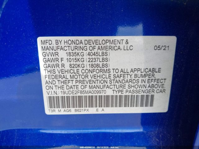 2021 ACURA ILX 19UDE2F85MA009970 Photo 8