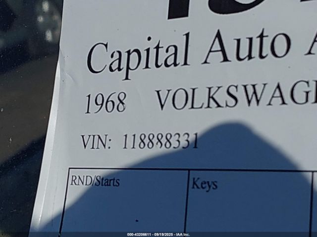 1968 VOLKSWAGEN BEETLE 118888331 Photo 8