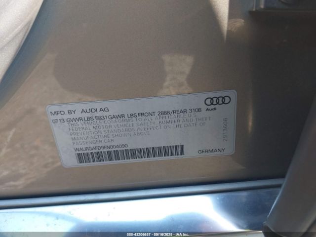 2014 AUDI A8 L WAURGAFD9EN004090 Photo 8