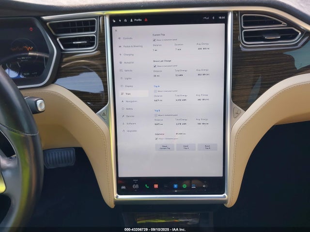 2015 TESLA MODEL S 5YJSA1H29FFP70855 Photo 6