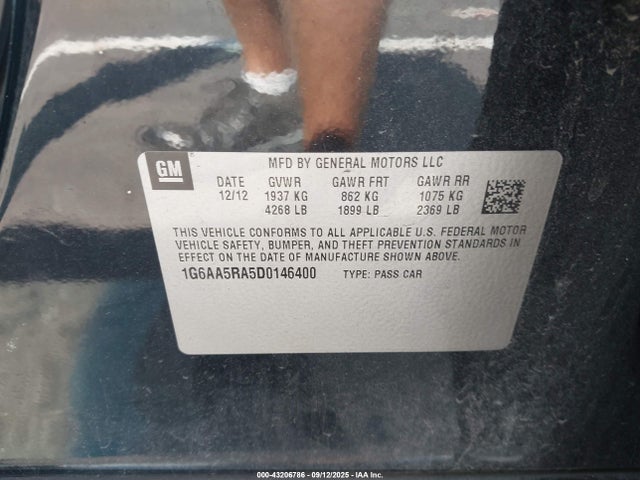 2013 CADILLAC ATS 1G6AA5RA5D0146400 Photo 8