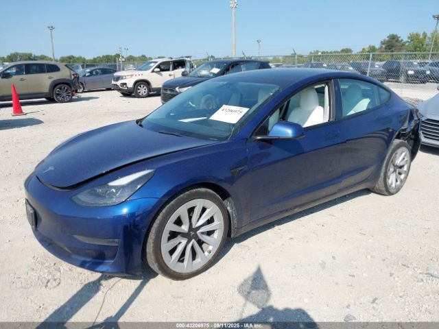 2022 TESLA MODEL 3 5YJ3E1EB9NF154102 Photo 1