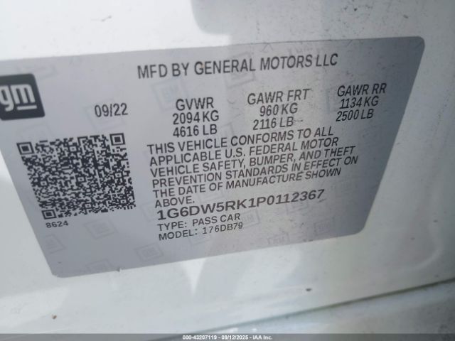 2023 CADILLAC CT5 1G6DW5RK1P0112367 Photo 8