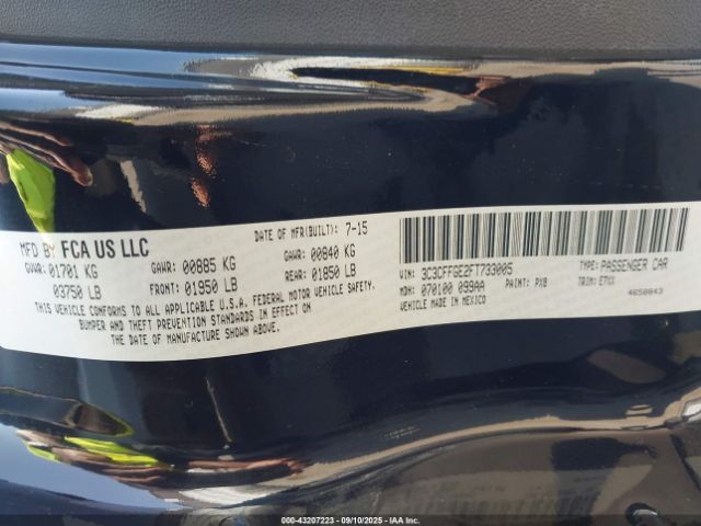 2015 FIAT 500E 3C3CFFGE2FT733005 Photo 8