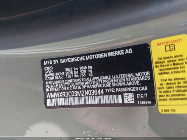 2021 MINI HARDTOP WMWXR3C03M2N03644 Photo 8