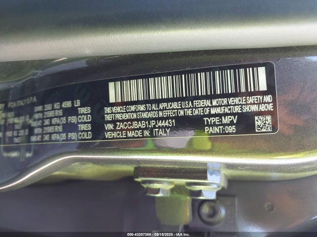 Jeep 2018 2018 ZACCJBAB1JPJ44431 Image 9