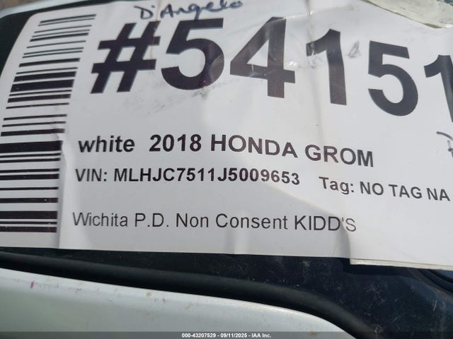 MLHJC7511J5009653 Honda Jc75e-2000001