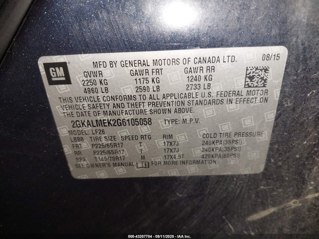 2GKALMEK2G6105058 GMC Terrain Sle-1