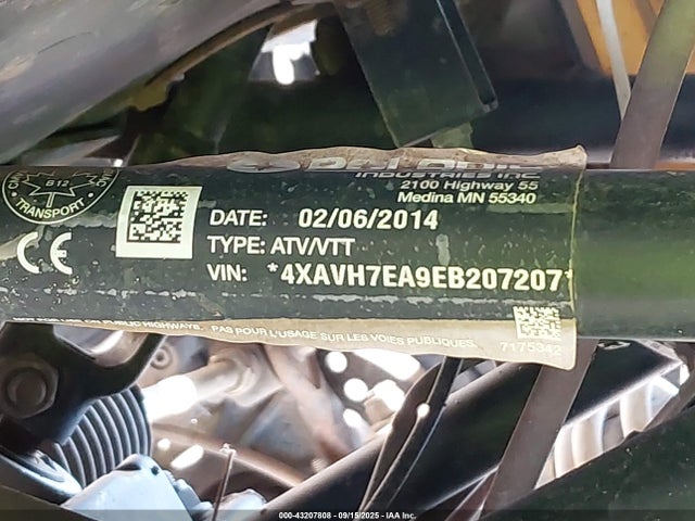 2014 POLARIS RZR 4XAVH7EA9EB207207 Photo 9