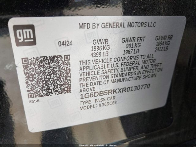 2024 CADILLAC CT4 1G6DB5RKXR0130770 Photo 8