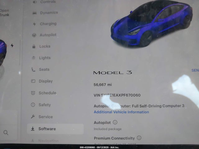 2023 TESLA MODEL 3 5YJ3E1EAXPF670060 Photo 6