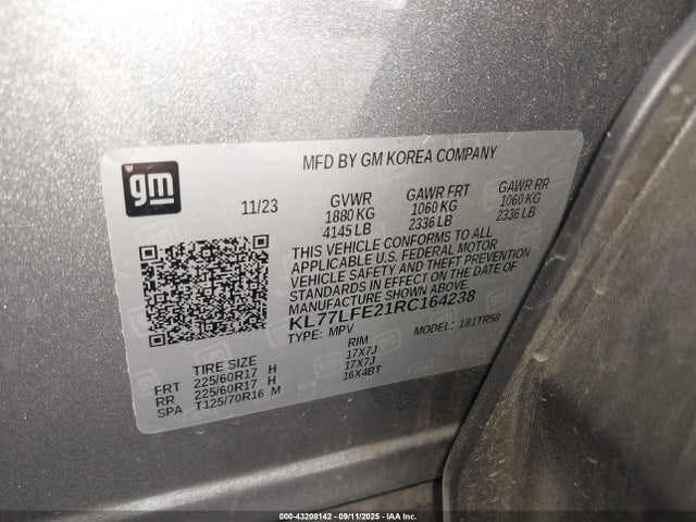 Chevrolet lih 2024 KL77LFE21RC164238 Image 9