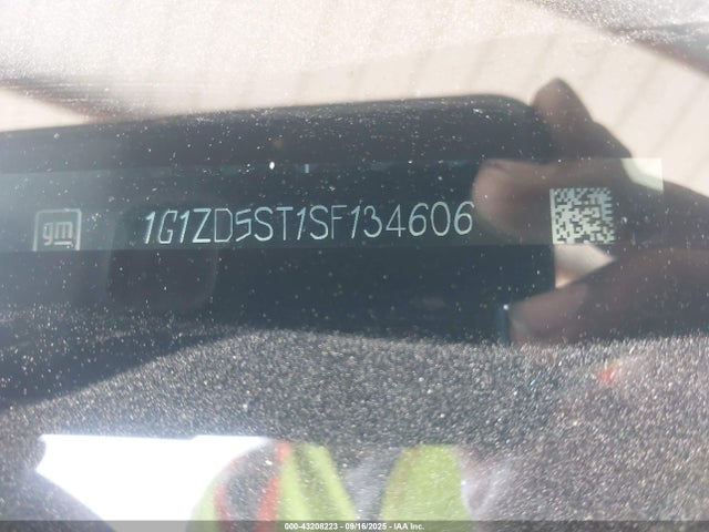 1G1ZD5ST1SF134606 Chevrolet lfv