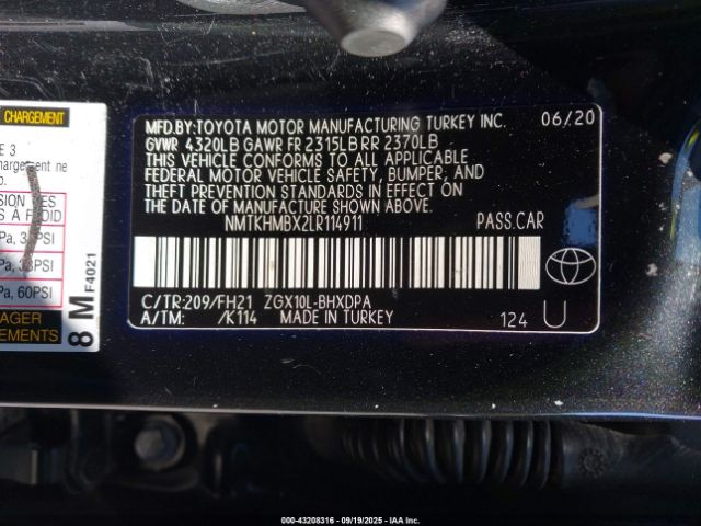 2020 TOYOTA C-HR NMTKHMBX2LR114911 Photo 8