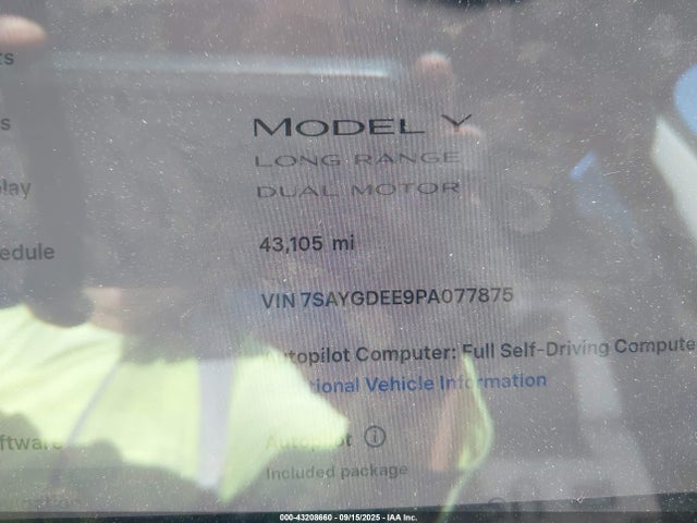 2023 TESLA MODEL Y 7SAYGDEE9PA077875 Photo 6