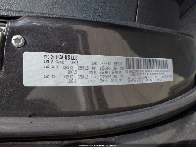 2019 CHRYSLER PACIFICA 2C4RC1GG0KR610478 Photo 8