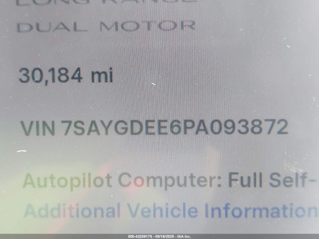 2023 TESLA MODEL Y 7SAYGDEE6PA093872 Photo 8