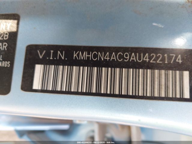 2010 HYUNDAI ACCENT KMHCN4AC9AU422174 Photo 8