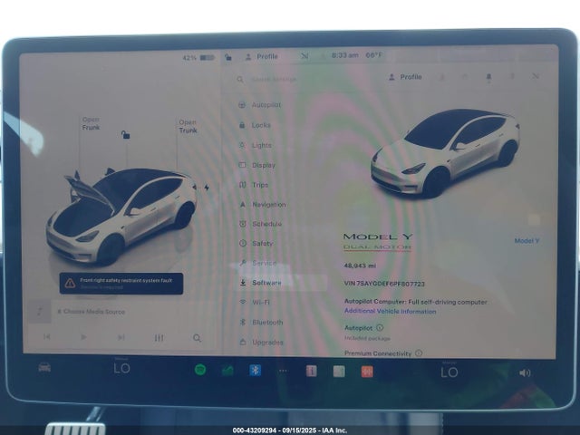 2023 TESLA MODEL Y 7SAYGDEF6PF807723 Photo 6