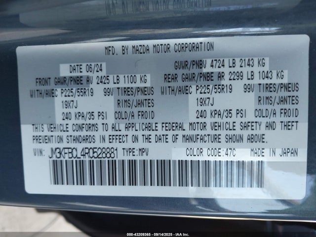 JM3KFBCL4R0528881 Mazda py