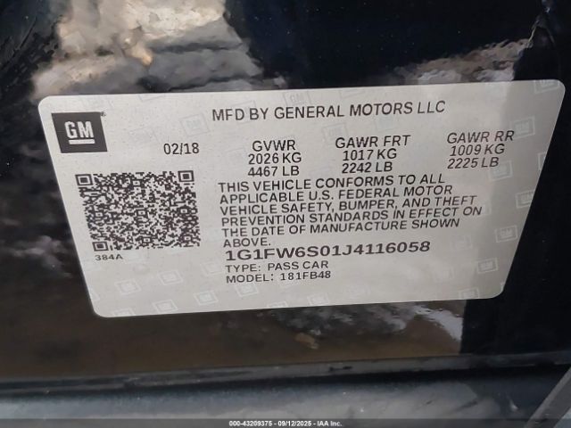 2018 CHEVROLET BOLT EV 1G1FW6S01J4116058 Photo 8