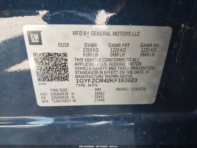 2019 CADILLAC XT4 1GYFZCR42KF163623 Photo 8